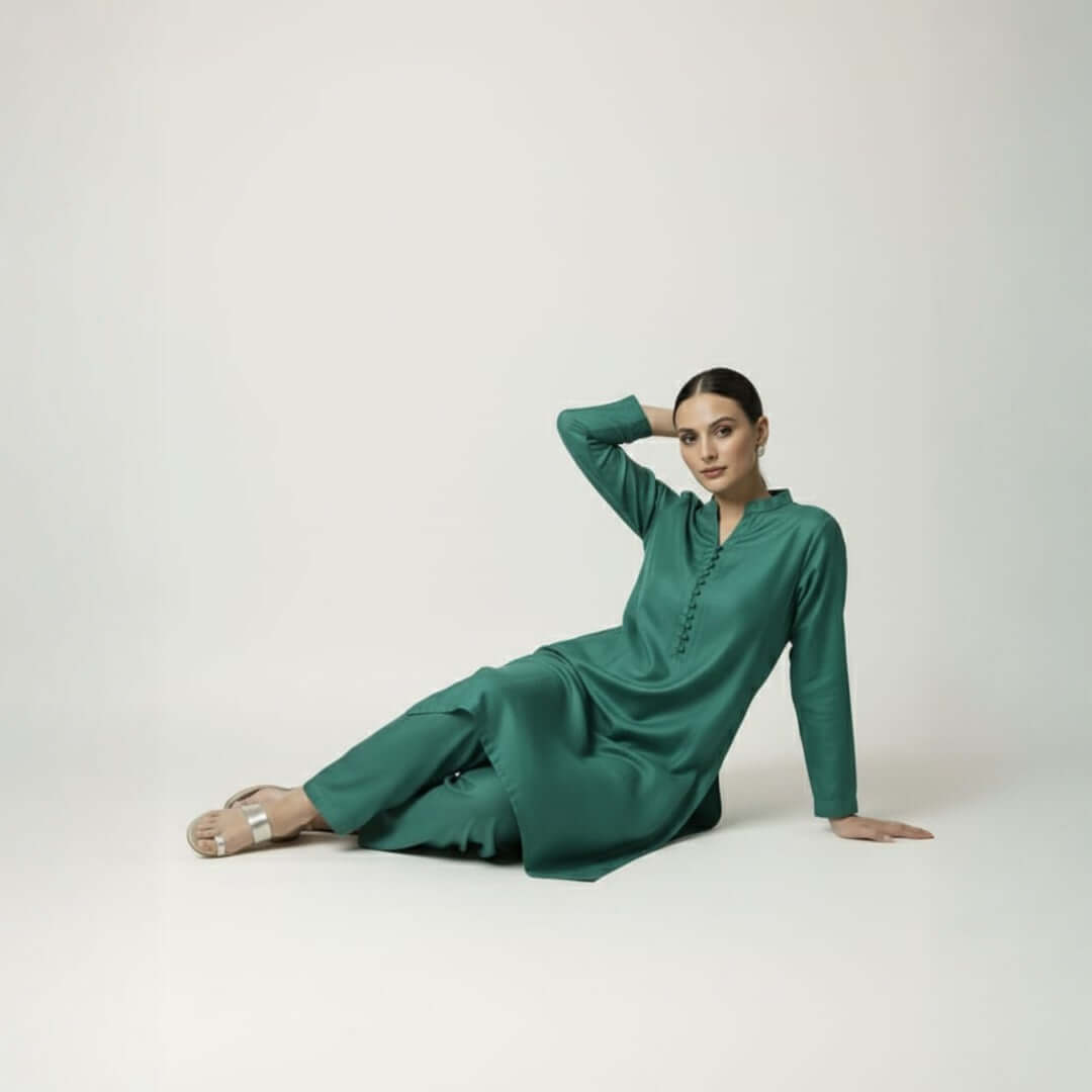 Emerald Green - 2 Piece Classic Suit - Deeno's